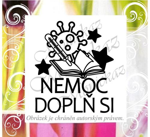 Nemoc, doplň si 2117. Razítko. — foto 1