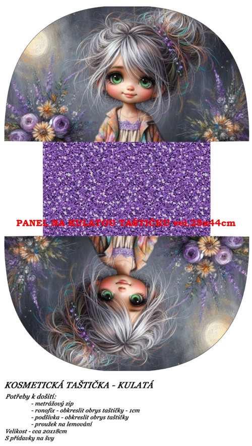 Panel na taštičku bavlna