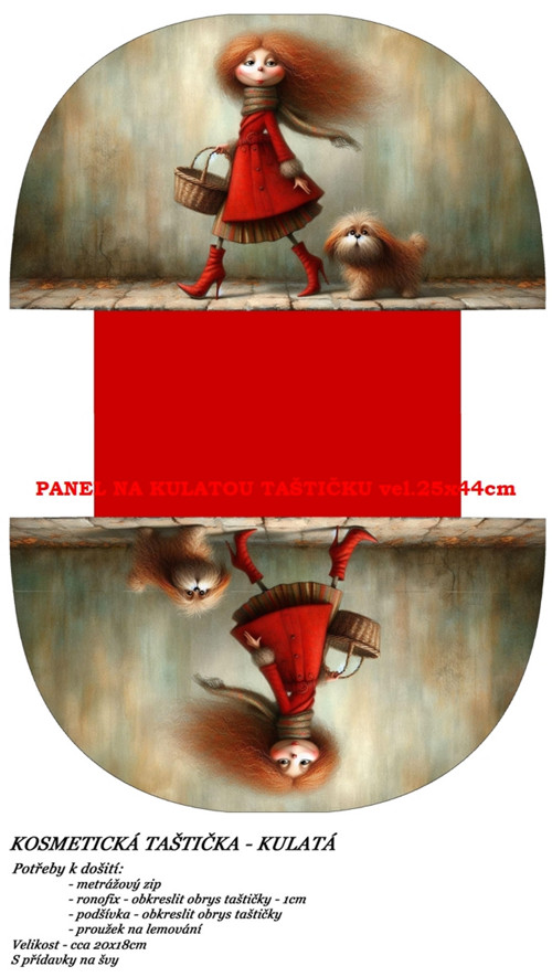 Panel na taštičku bavlna