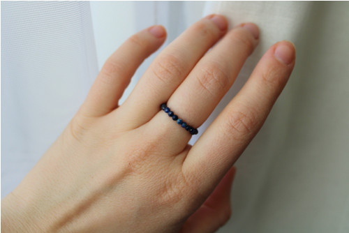 Minerální prstýnek, lapis lazuli