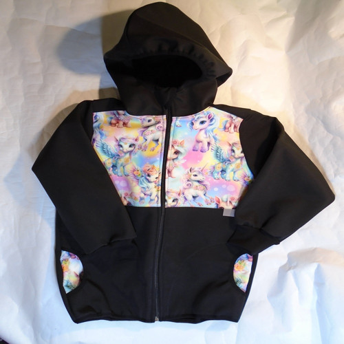 Bunda - ZIMNÍ softshell. bunda Jednorožci 2
