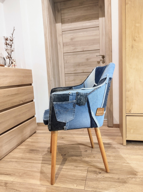 Originální židle Jeans crazy