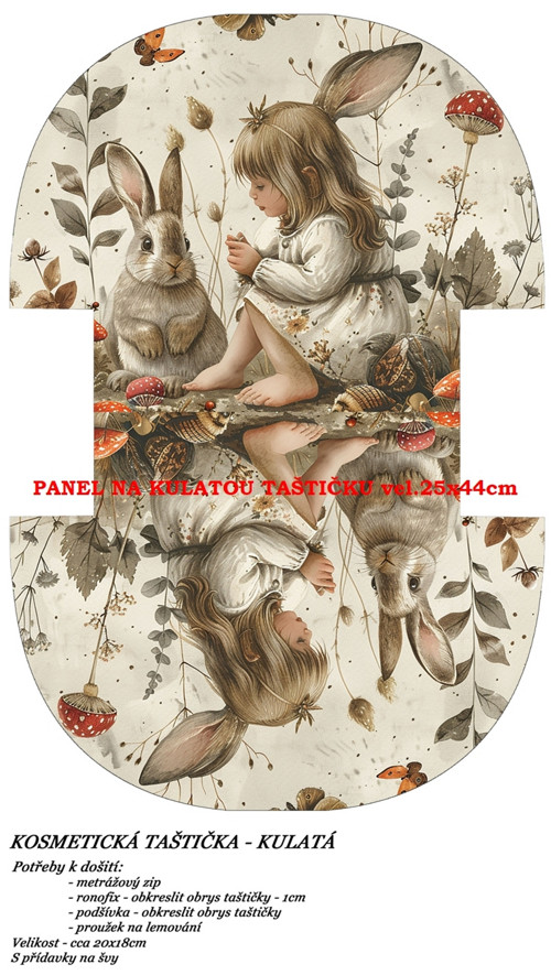 Panel na taštičku bavlna
