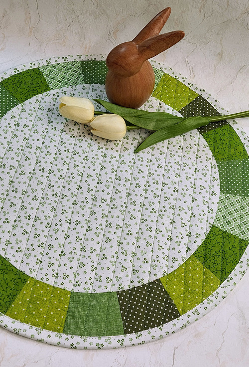 Patchworková dečka *JARNÍ ZELENÁ* — foto 1