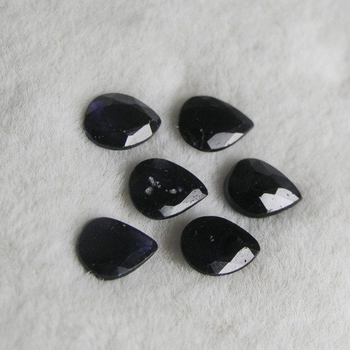 Přírodní Safíry, Night Blue, 1,88ct./6ks, 5,1x4mm