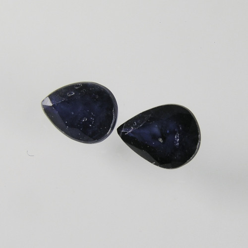Přírodní Safíry, Night Blue, 0,82ct./Pár, 5,1x4mm