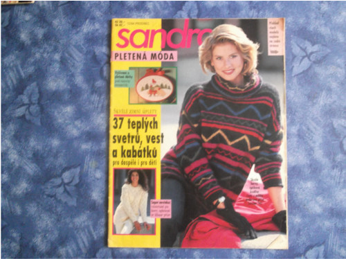 Časopis SANDRA pletená moda 12/94