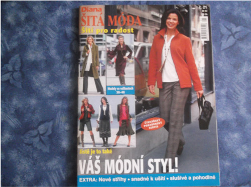 DIANA šitá moda, modely ve vel. 38-48