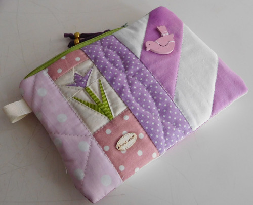 Romantický patchwork - taštička