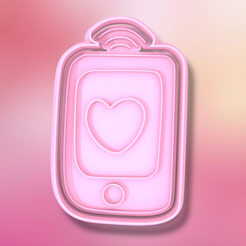 Dvoudílné vykrajovátko - love message — foto 1