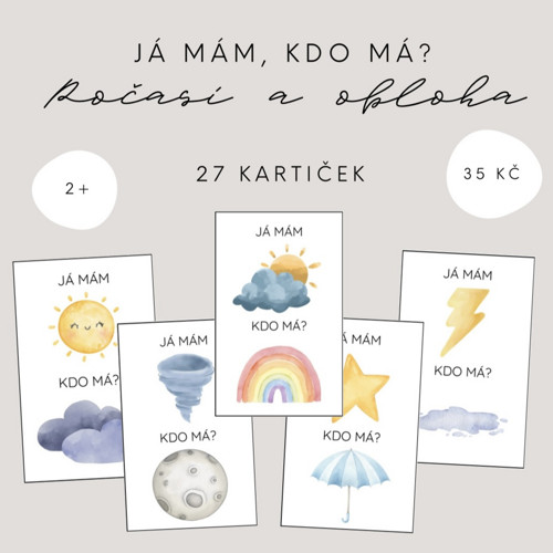 Já mám, kdo má? Počasí (PDF - tisk)