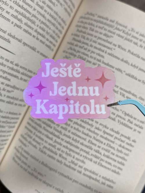 Samolepka „Ještě jednu kapitolu“