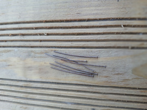Ketlovací nýtové jehly 40 x 0,7 mm, staroměď 20 ks