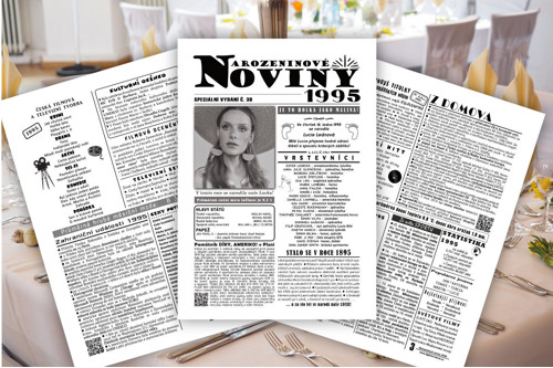 30 let: 3stránkové "Narozeninové NOVINY" 1995, PDF