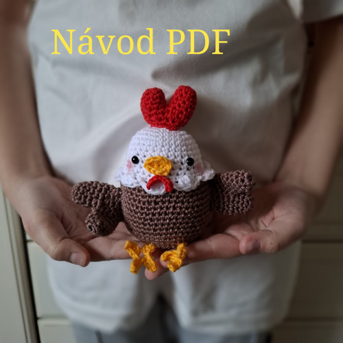 Návod na malou háčkovanou slepičku