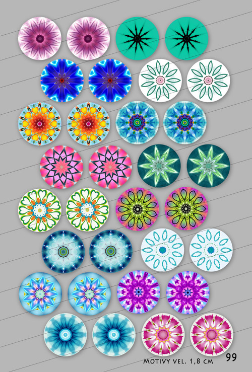 Motivy vel. 1,8 cm (99)