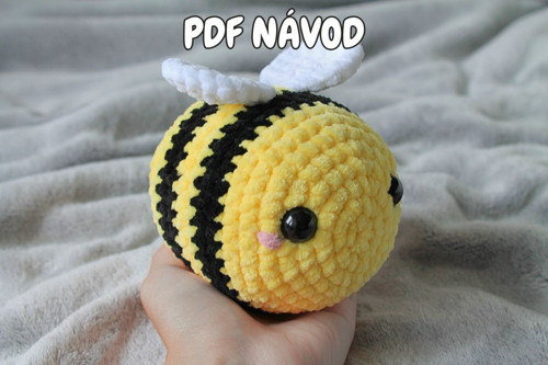 PDF NÁVOD: Háčkovaná včela