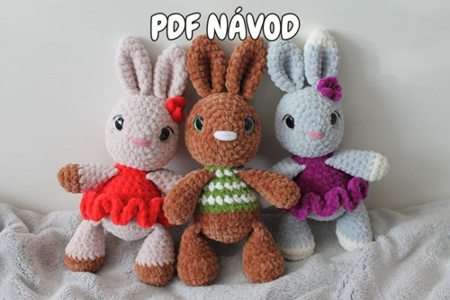 PDF NÁVOD: Háčkovaný králík