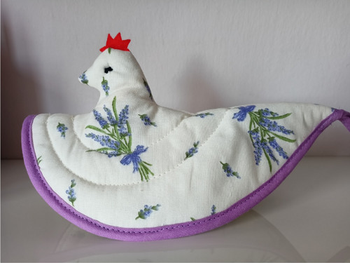 Chňapka slepička - levandulová