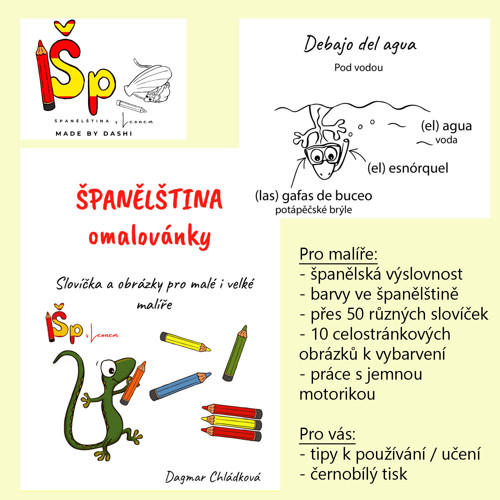 Španělština s Leonem - omalovánky