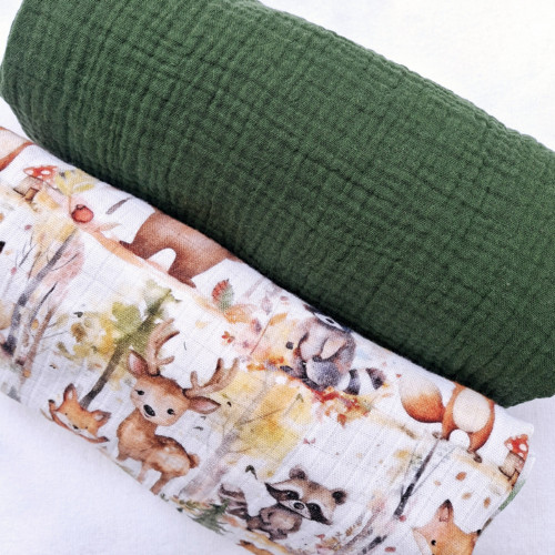Mušelínová osuška, set 2 ks