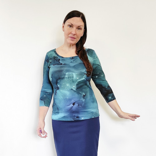Dámské tričko, 3/4 rukáv - S, M, L, XL