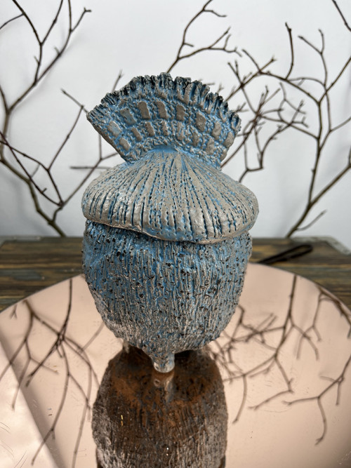 Keramická cukřenka BOHO. Ruční práce — foto 1