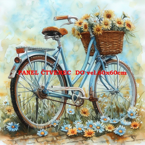 Bavlněný panel 45x45 cm - skladem