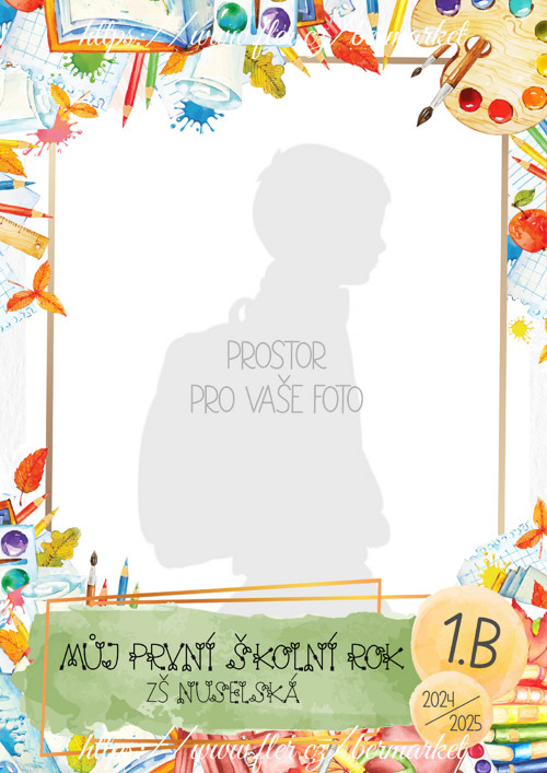 Pamětní list pro prvňáčka - 1. třída (kluk)