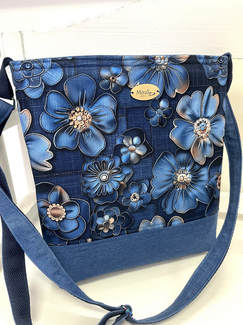 Crossbody - kabelka - denim