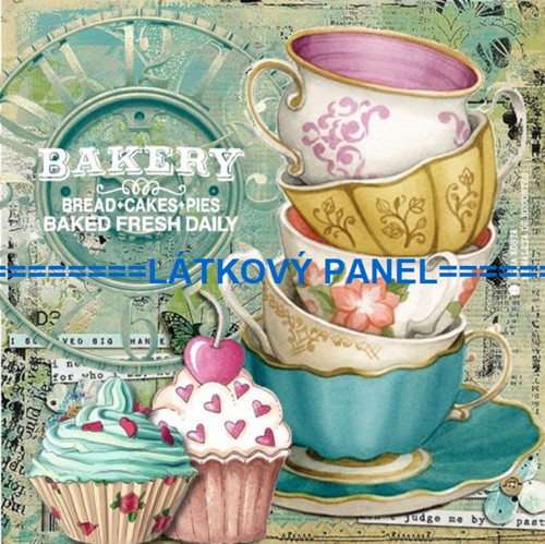 Bavlněný panel 15x15 cm - skladem