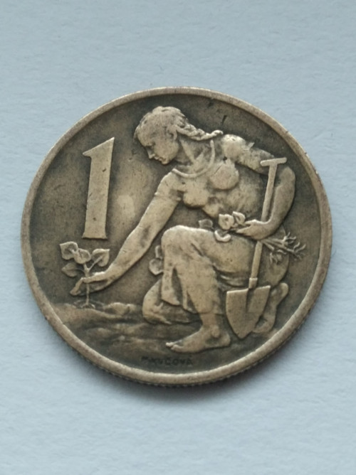 Jedna koruna ČSSR 1970