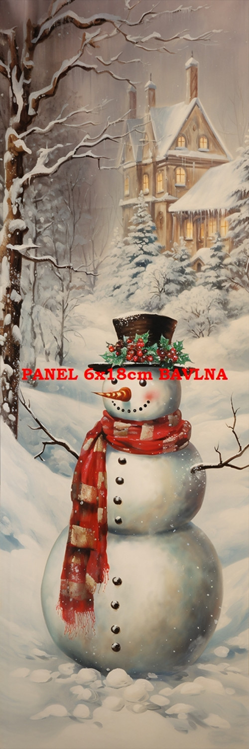 Bavlněný panel 6x18 cm - skladem