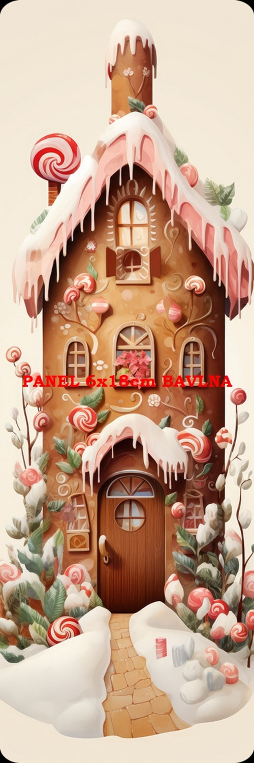 Bavlněný panel 6x18 cm - skladem