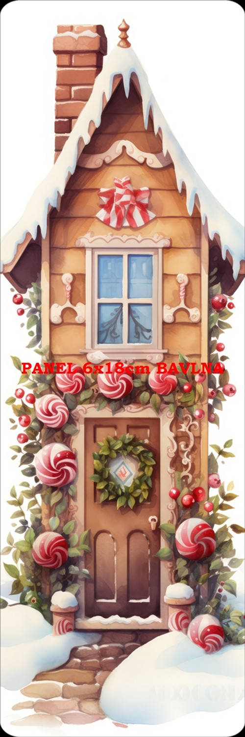 Bavlněný panel 6x18 cm - skladem