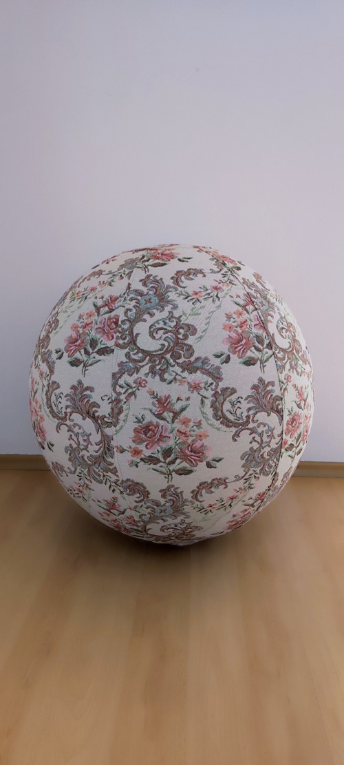 Potah na míč květinový,průměr 65 cm.