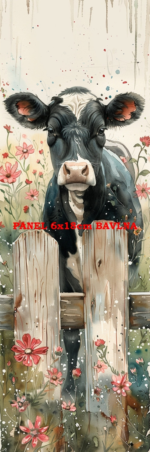 Bavlněný panel 6x18 cm - skladem — foto 1