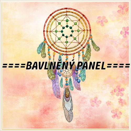Bavlněný panel 47x47 cm - skladem — foto 1