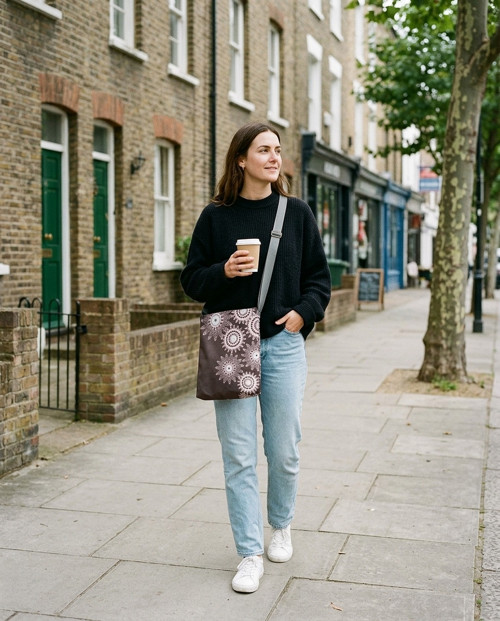Crossbody kabelka s motivem mandaly