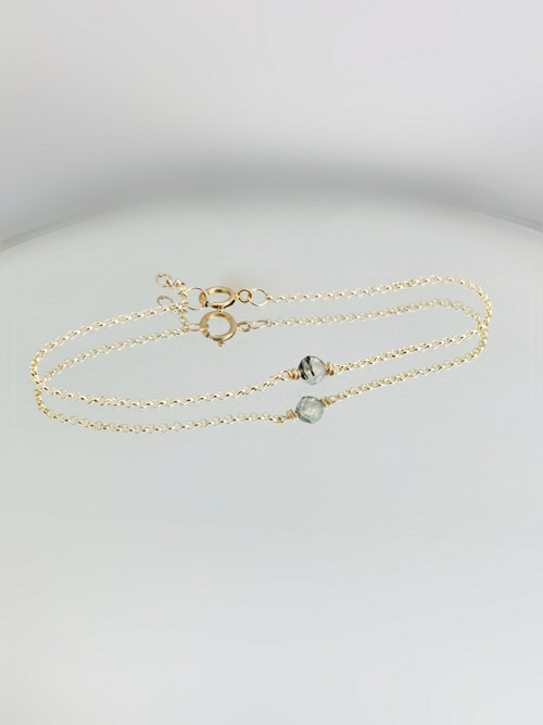 "PALI"náramek GOLD FILLED 1/20 14Kt, prehnit