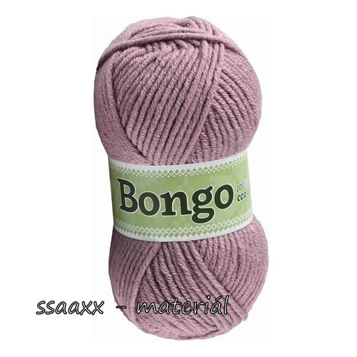 Příze BONGO ~ popelavá starorůžová 1127