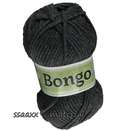 Příze BONGO ~ černošedá 909
