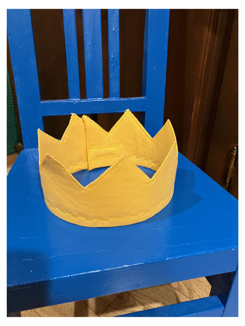 Korunka pro princeznu žlutá