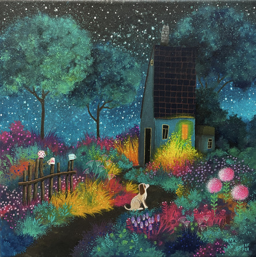 Zasutá zahrada - 30x30cm — foto 1