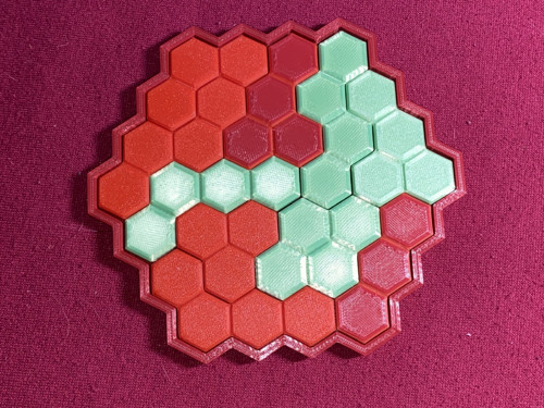Hra - puzzle hexagon