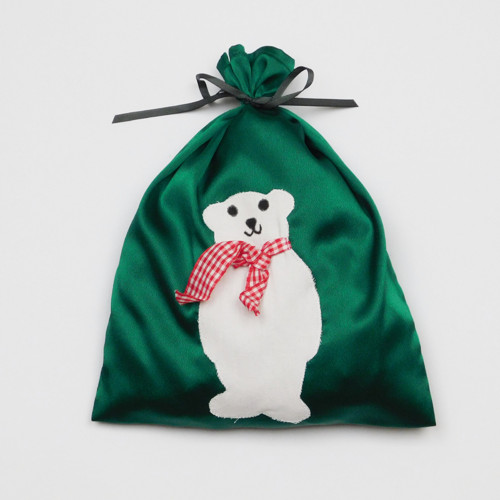 Dárkový pytlík - medvěd s šálou