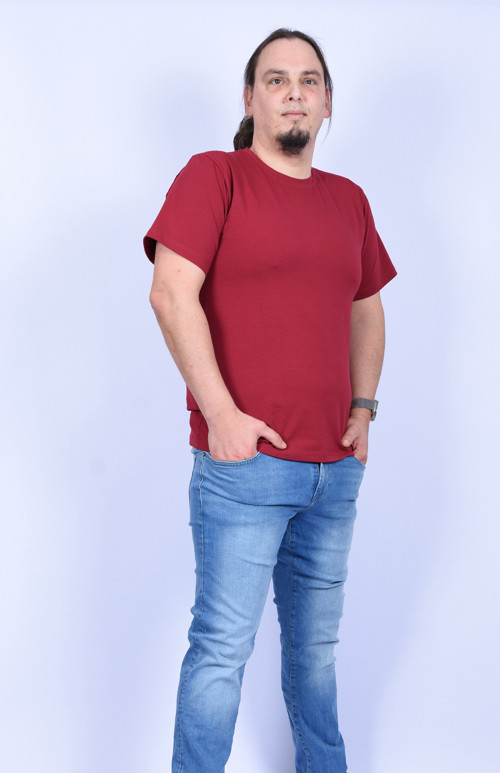 Pánské triko s krátkým rukávem RED