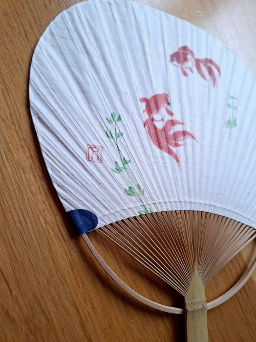 Originál vintage vějíř z Japonska AKCE!