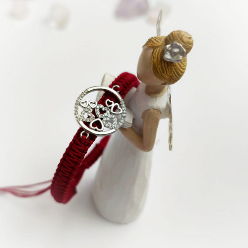 Shamballa náramek Srdíčkový — foto 1