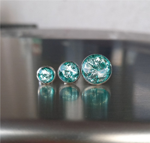 Světle tyrkysové mintky 6 mm